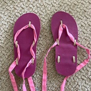 Sseko Designs Little girl ribbon sandals